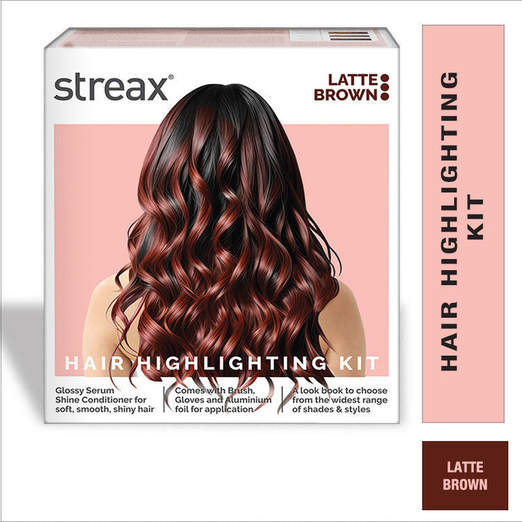 STREAX HAIR HIGHLIGHTING KIT LATTE BROWN 80G