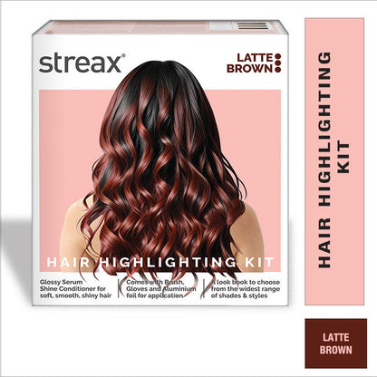 STREAX HAIR HIGHLIGHTING KIT LATTE BROWN 80G