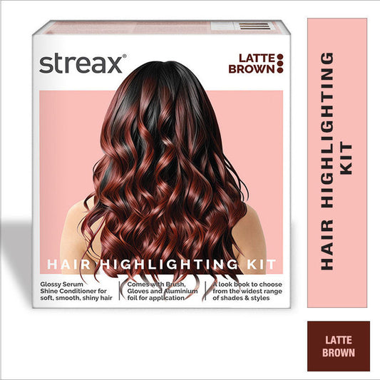 STREAX HAIR HIGHLIGHTING KIT LATTE BROWN 80G