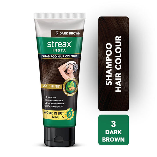 STREAX SHAMPOO COLOR TUBE 03 DARK BROWN 30ML