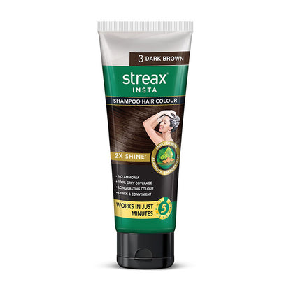 STREAX SHAMPOO COLOR TUBE 03 DARK BROWN 30ML