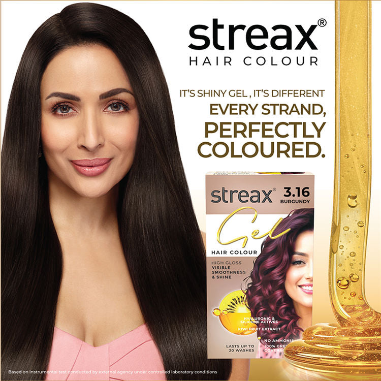 STREAX HAIR COLOUR GEL 3.16 BURGUNDY