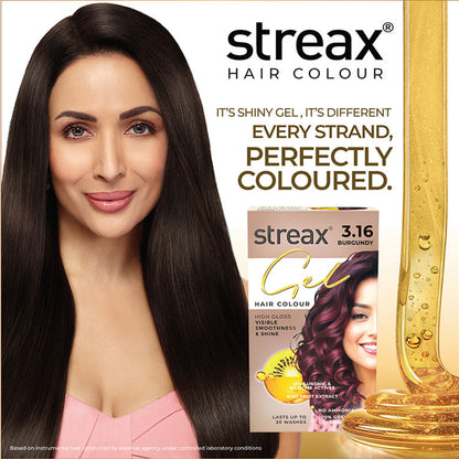 STREAX HAIR COLOUR GEL 3.16 BURGUNDY