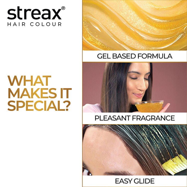 STREAX HAIR COLOUR GEL 3 DARK BROWN 30G