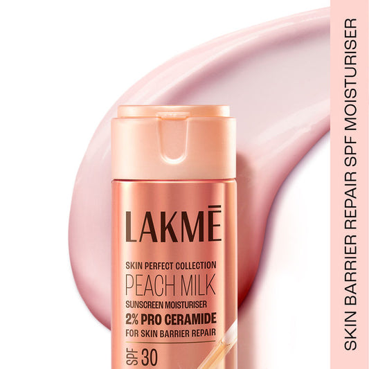 LAKME PEACH MILK INTENSE MOISTURERISER 2 % PRO CERAMIDE FOR DRY SKIN WINTER 120ML