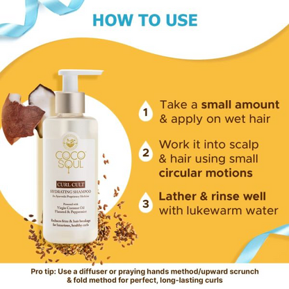 COCO SOUL SHAMPOO CURL CULT 200ML