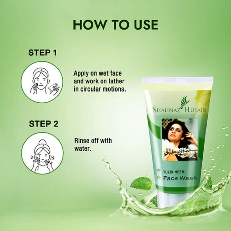 SHAHNAZ HUSAIN TULSI NEEM FACE WASH 150GM