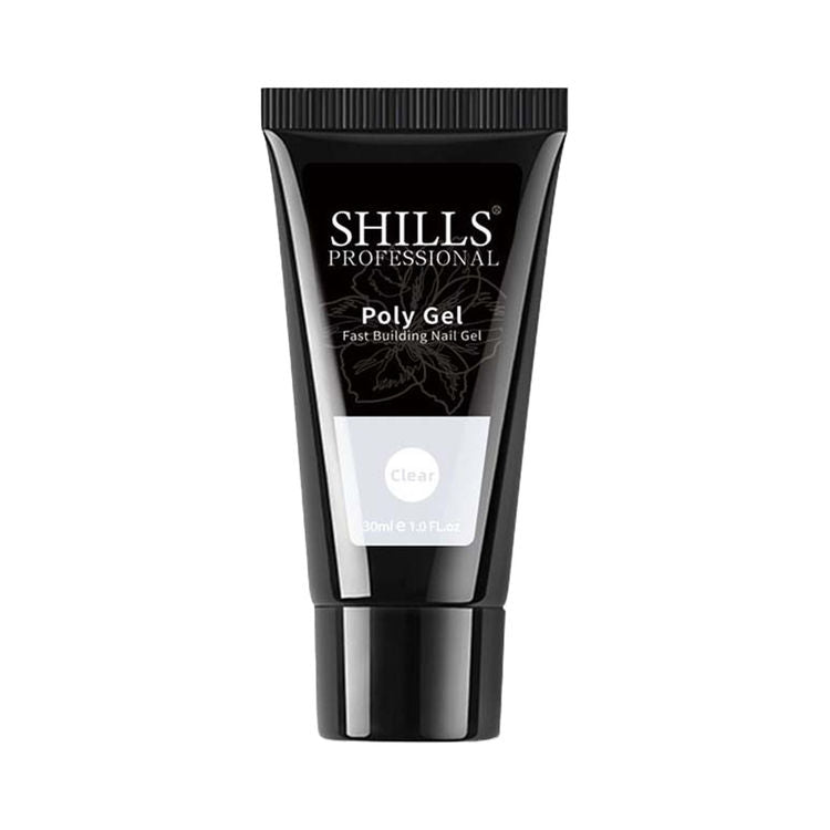 SHILLS NAIL TIPS POLY GEL PT26-CLEAR