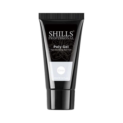 SHILLS NAIL TIPS POLY GEL PT26-CLEAR