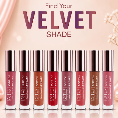 LOTUS MAKEUP ECOSTAY LIP VELVET MATTE LIP COLOR WITH RETINOL ELM09 VELVET BLISS