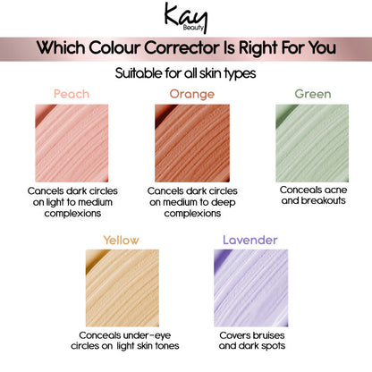 KAY BEAUTY COVERS REDNESS LIQUID COLOUR CORRECTOR GREEN 3.8G