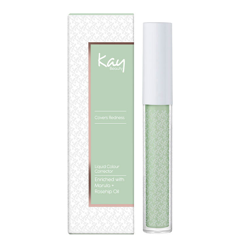 KAY BEAUTY COVERS REDNESS LIQUID COLOUR CORRECTOR GREEN 3.8G