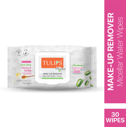TULIPS MAKEUP REMOVER WAIPS 30N