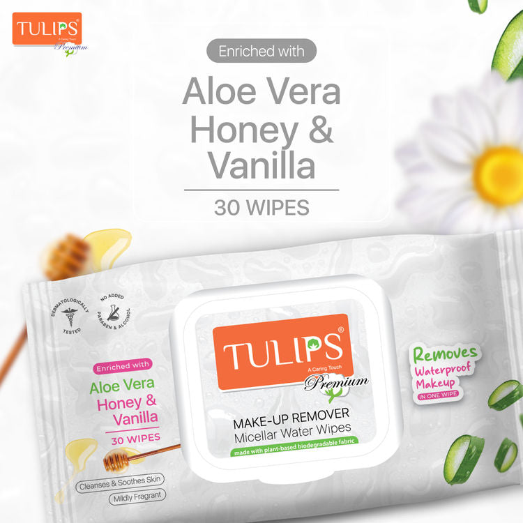 TULIPS MAKEUP REMOVER WAIPS 30N