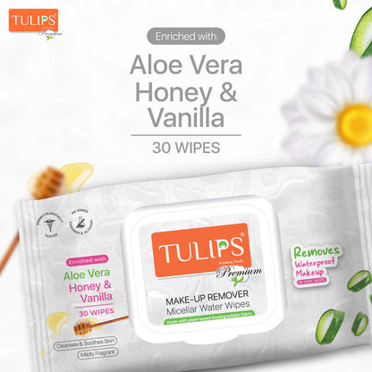 TULIPS MAKEUP REMOVER WAIPS 30N