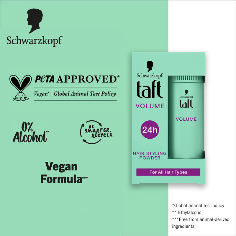 SCHWARZKOPF TAFT VOLUME HAIR STYLING POWDER 10 G