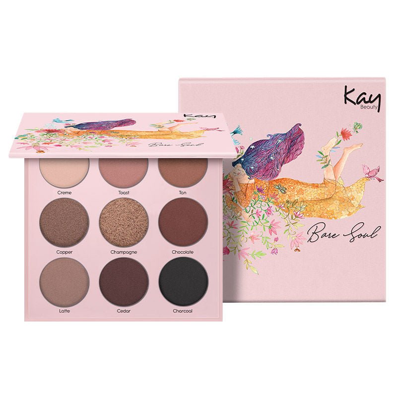 KAY BEAUTY EYEKANVAS EYESHADOW PALETTE-BARE SOUL 10G