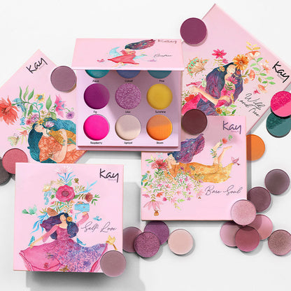 KAY BEAUTY EYEKANVAS EYESHADOW PALETTE-CAREFREE 10G