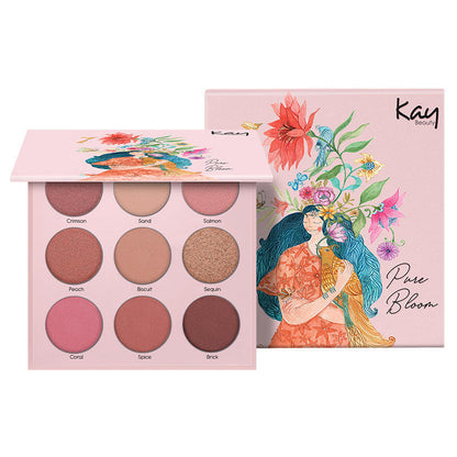 KAY BEAUTY EYEKANVAS EYESHADOW PALETTE-PURE BLOOM 10G