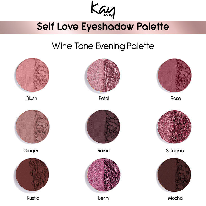 KAY BEAUTY EYEKANVAS EYESHADOW PALETTE-SELF LOVE 10G