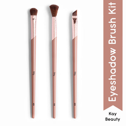 KAY BEAUTY EYESHADOW ESSENTIALS BRUSH KIT 3N