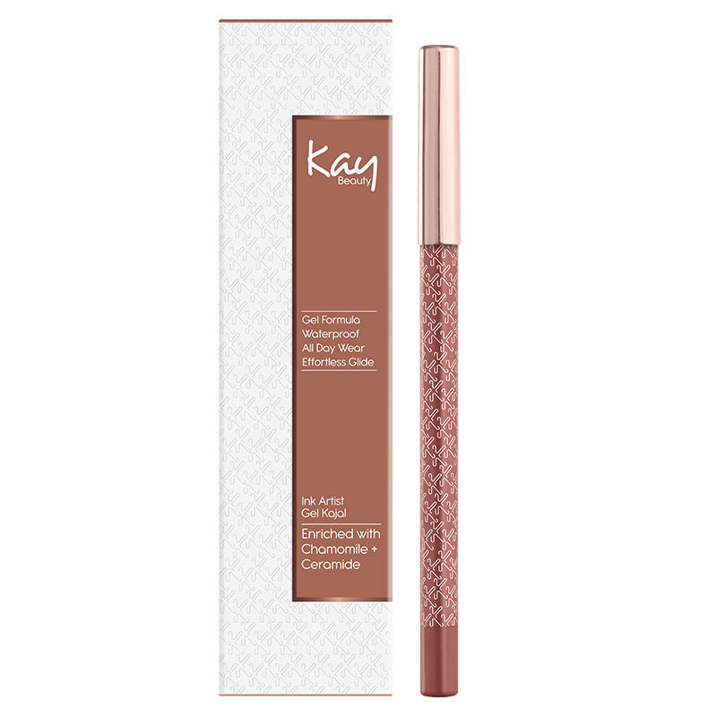 KAY BEAUTY GEL FORMULA WATERPROOF ALL DAY WARE EFFORTLESS GLIDE ROSE GOLD 1.2G