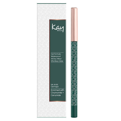 KAY BEAUTY GEL FORMULA WATERPROOF ALL DAY WEAR EFFORTLESS GLIDE GREEN 1.2G