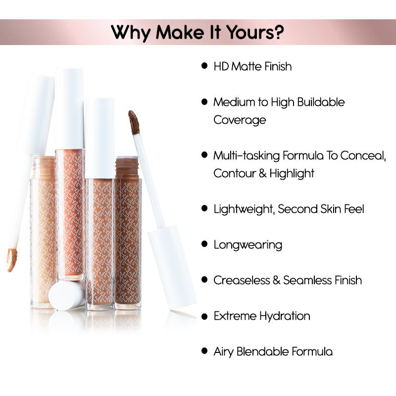 KAY BEAUTY HD LIQUID CONCEALER 180P TAN 4.5G