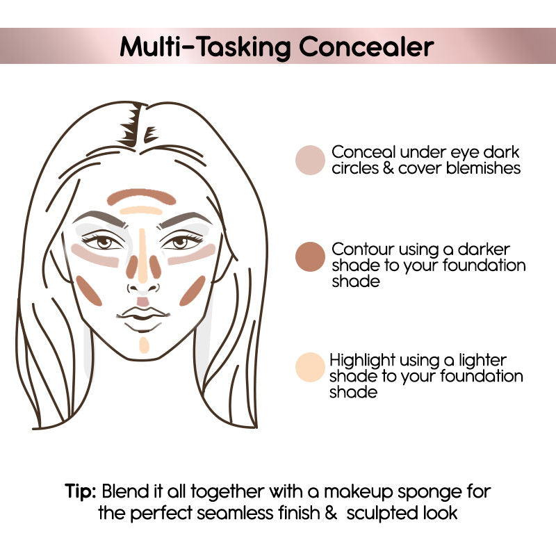 KAY BEAUTY HD LIQUID CONCEALER 180P TAN 4.5G