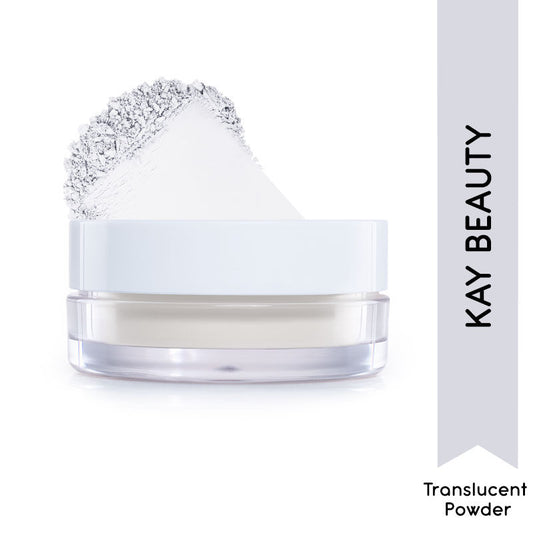 KAY BEAUTY HD TRANSLUCENT LOOSE POWDER WHITE 10G