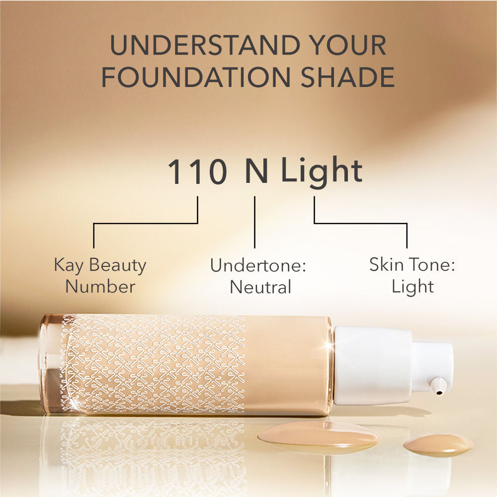 KAY BEAUTY HYDRATING FOUNDATION 110N LIGHT 30G