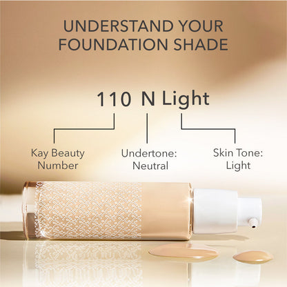 KAY BEAUTY HYDRATING FOUNDATION 110N LIGHT 30G