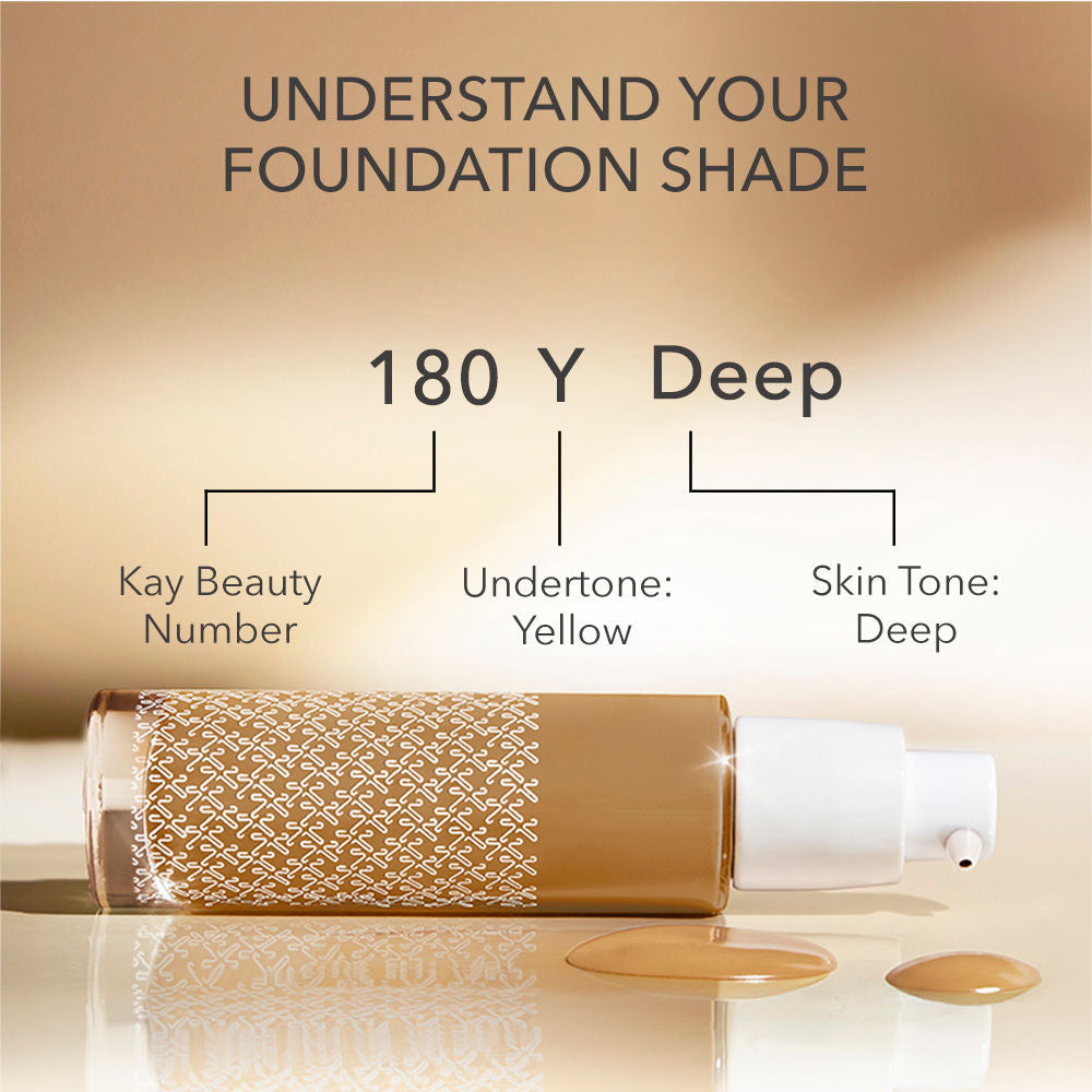 KAY BEAUTY HYDRATING FOUNDATION 180Y DEEP 30G