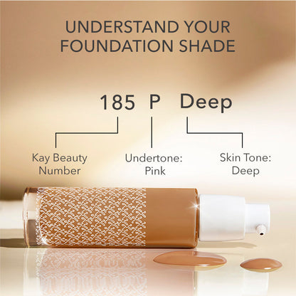 KAY BEAUTY HYDRATING FOUNDATION 185P DEEP 30G