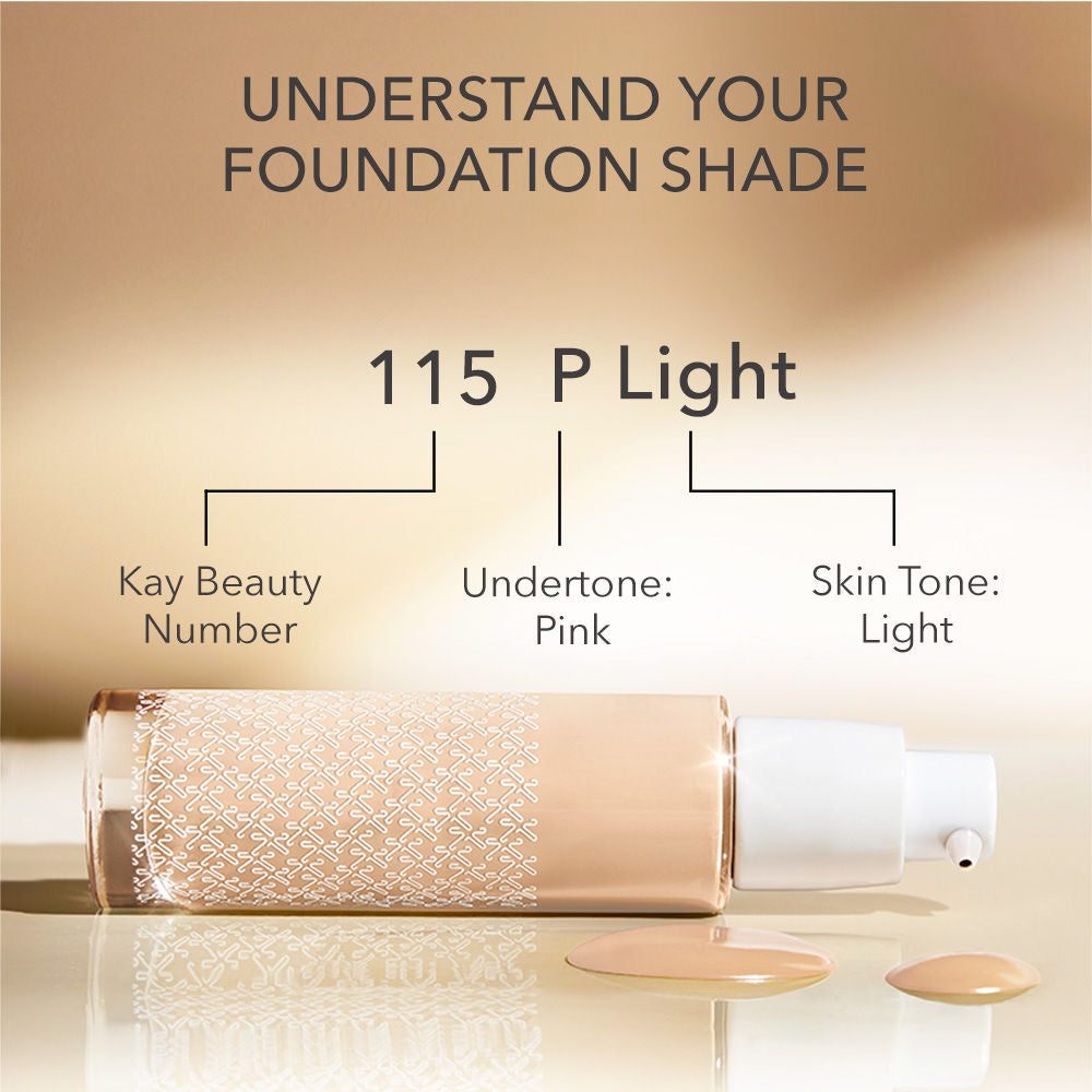 KAY BEAUTY HYDREATING FOUNDATION 115P LIGHT 30G