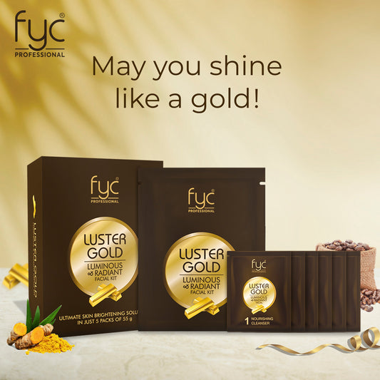 FYC PROFESSIONAL FACIAL KIT LUSTER GOLD