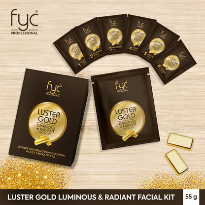 FYC PROFESSIONAL FACIAL KIT LUSTER GOLD