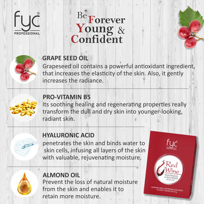 FYC PROFESSIONAL FACIAL KIT RED WINE