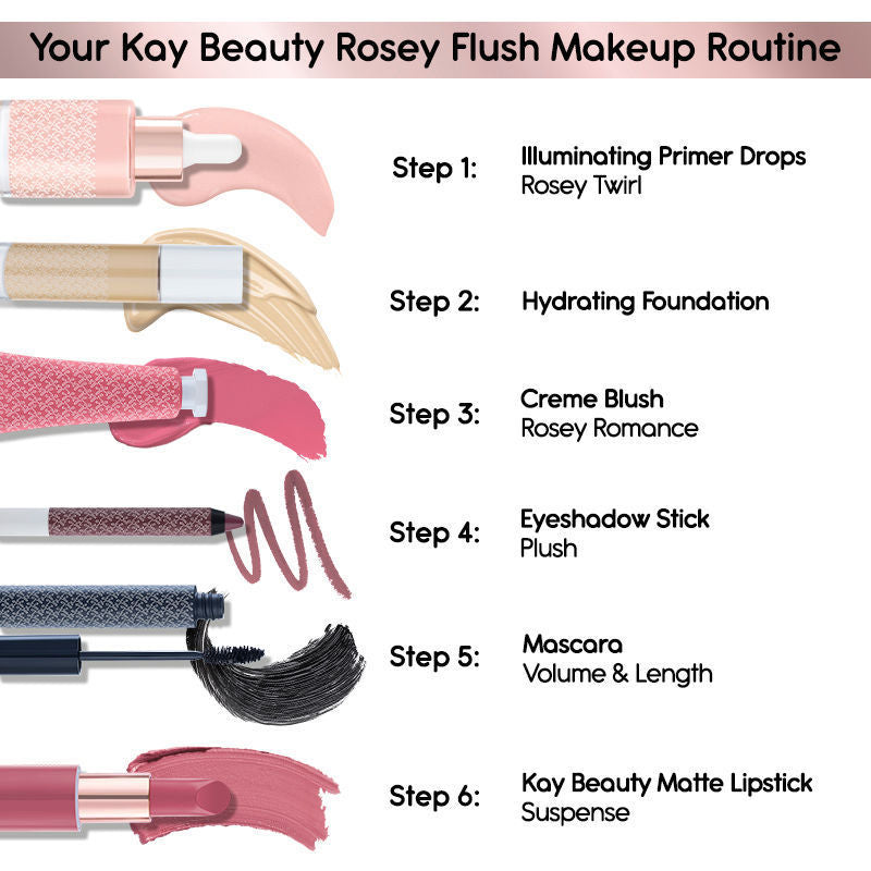 KAY BEAUTY ILLUMINATING PRIMER DROPS ROSEY TWIRL 30ML