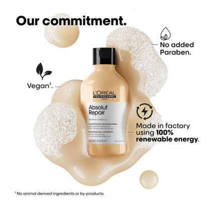 LOREAL PROFESSIONAL ABSOLUTE REPAIR SHAMPOO (300 ML) + MASK (250 ML)