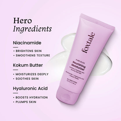 FOXTALE PURE BLISS NOURISHING MOISTURIZER 100ML