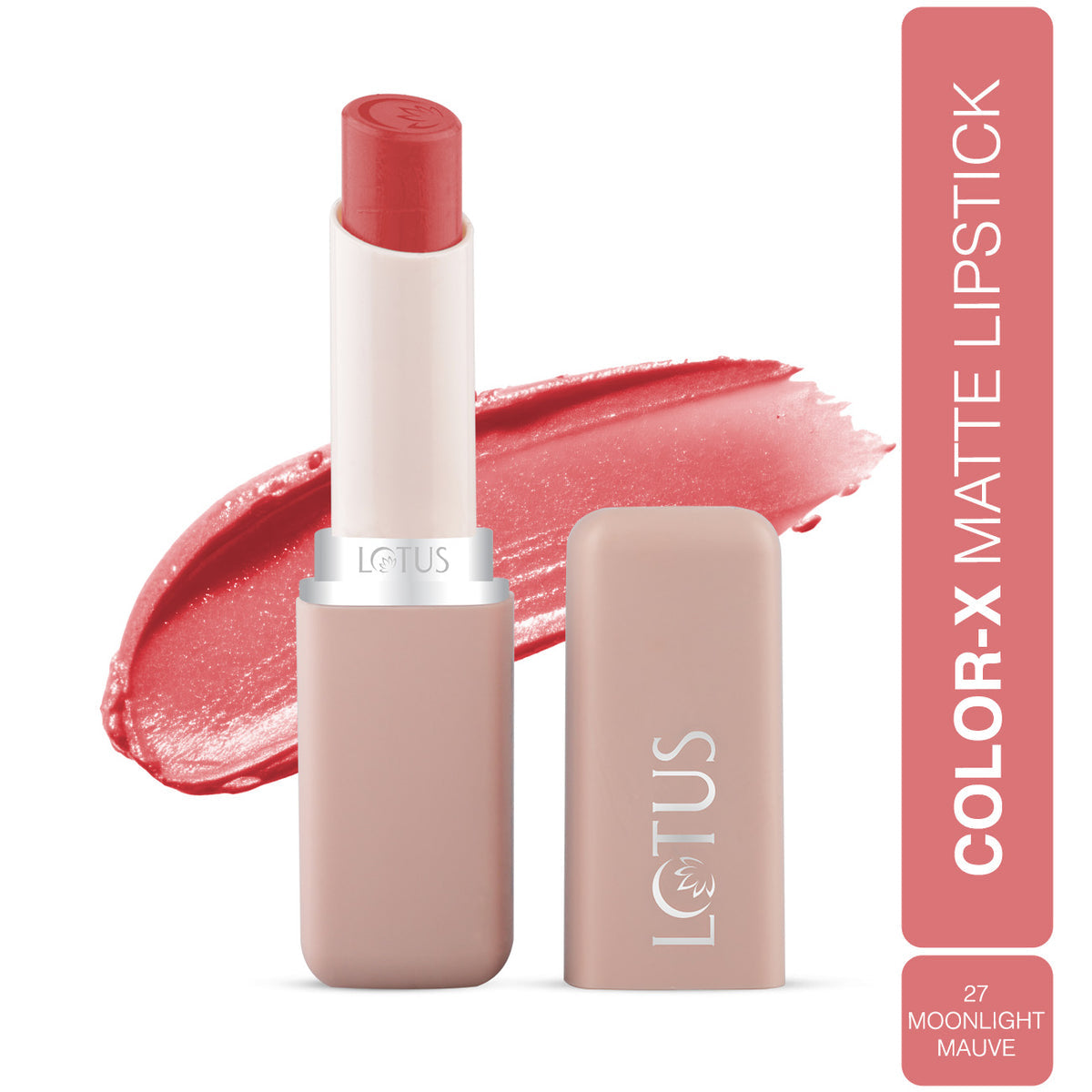 LOTUS MAKEUP COLORX MATTE LIPSTICK 27 MOONLIGHT MAUVE