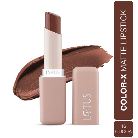 LOTUS MAKEUP COLORX MATTE LIPSTICK 16 COCOA