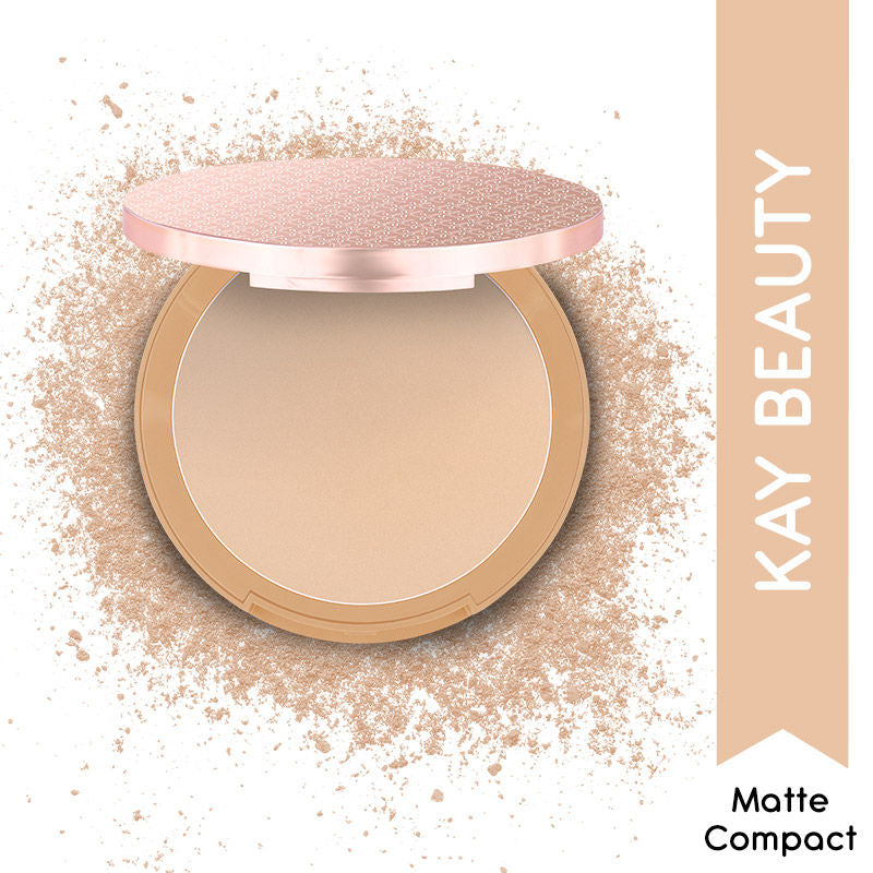 KAY BEAUTY MATTE COMPACT 100N LIGHT 9G