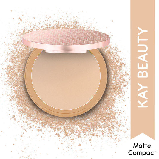 KAY BEAUTY MATTE COMPACT 100N LIGHT 9G