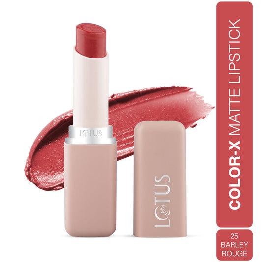 LOTUS MAKEUP COLORX MATTE LIPSTICK 25 BARLEY ROUGE