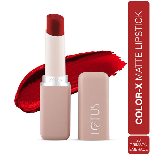 LOTUS MAKEUP COLORX MATTE LIPSTICK 23 CRIMSON EMBRANCE