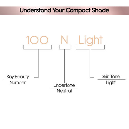 KAY BEAUTY MATTE COMPACT 100N LIGHT 9G