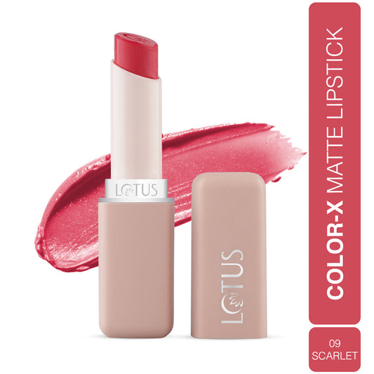 LOTUS MAKEUP COLORX MATTE LIPSTICK 09 SCARLET