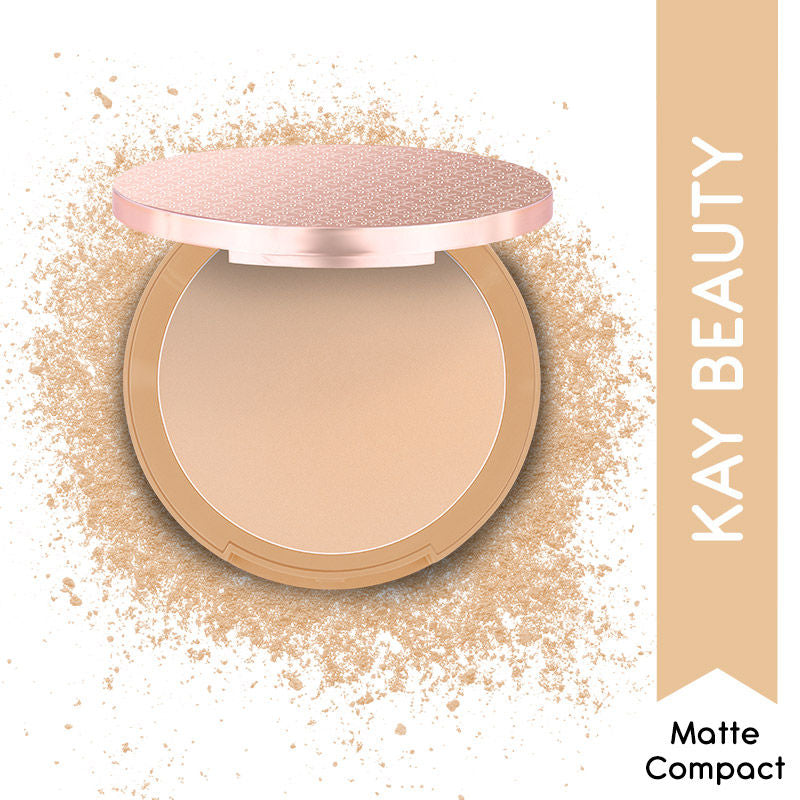 KAY BEAUTY MATTE COMPACT 110Y LIGHT 9G